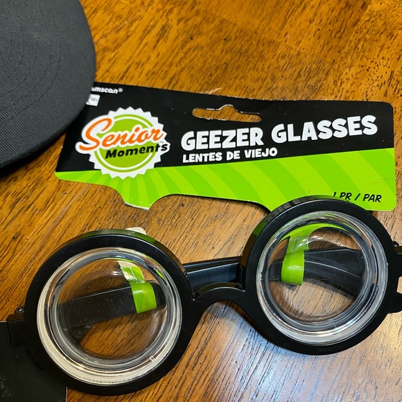 Slow moving senior merchandise. Hat with horn, glasses, & dice. - Picture 5 of 14